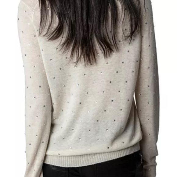 Zadig and Voltaire cashmere sweater, size S, ivory - Picture 2 of 9